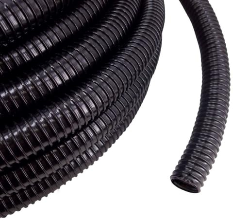 AquaOne Tuyau d'étang 32 mm 1 1/4 30 m I Tuyau d'étang de qualité supérieure pour jardin et bassins I Tuyau d'étang I Tuyau en spirale I Tuyau d'aspiration I Tuyau de pompe I Tuyau d'arrosage