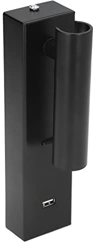 Pssopp Wandleuchte, Nachttisch-Wandleuchte, LED-Wand-Leselampe, Moderne Innenbeleuchtung, LED-Leseleuchte, Schwarze Wand-Leseleuchte für Schlafzimmer, Bett, Flur, Flur