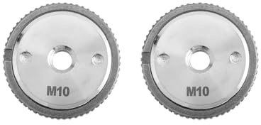 Bestgle 2 Dadi a Serraggio Rapido per Smerigliatrice Angolare M10, Dado Smerigliatrice M14, Dado di Serraggio per Flex, Angle Grinder Flange Nut