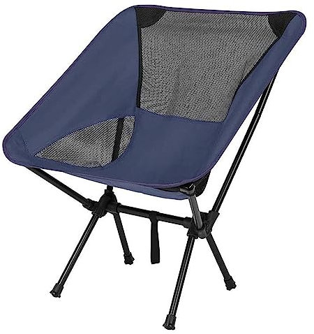 AMULONG Klappbarer Campingstuhl Outdoor Camping Stuhl Oxford Tuch Tragbare Klappstuhl Tragbare Angeln Low Back Stuhl Strand Freizeit Stuhl Reisestuhl Faltstuhl Anglerstuhl