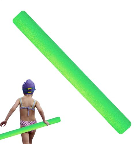 Tyinerc Pool-Nudelschaum, Schaumstoffrohr für Poolnudeln, glänzende Schaumstoffnudeln von 59 Zoll für Schwimmspaß, dicker und farbenfroher Poolstock, schwimmendes Spielzeug