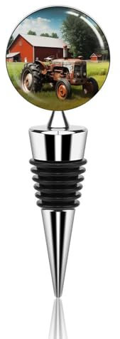 Company Farm Tractor Bottle Stopper Beverage Bottle Sealer Reusable Wine Stopper Personalised Champagne Stopper Unique Wine Bottle Corks Keep Fresh Suitable for Standard