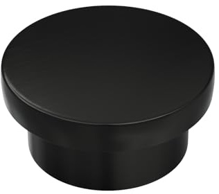 LONTAN 10 Black Kitchen Knobs Black Cupboard Knobs for Drawer Cabinet Wardrobe Zinc Alloy