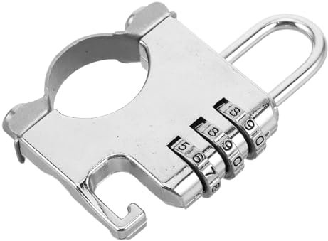 ABOOFAN Cadenas De Casque De Cadenas sans Clé Cadenas À Combinaison Cadenas D'Extérieur Cadenas À Combinaison pour Casier Guidon Casque Cadenas De Alliage
