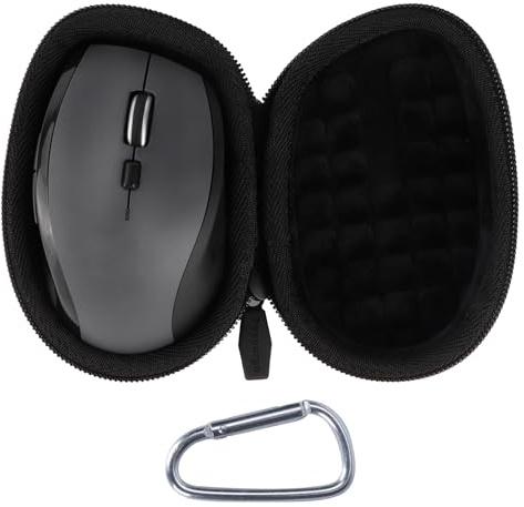 Peyyargo Funda para Logitech M705 Marathon Ratón | Ratón Funda, Estuche Rígido Eva, Bolsa rígido portátil, Funda protectora con asa de transporte, Para viajes