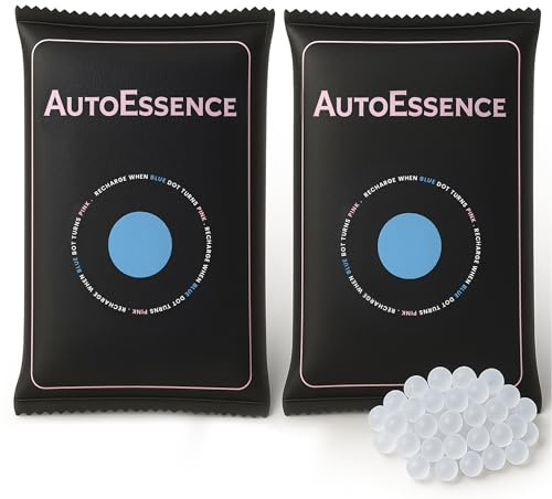 Car Dehumidifier Bag - Reusable Moisture Absorber for Windscreens, 2 x 400g Bags. Rechargeable Dehumidifier Bag for Auto or Dehumidifiers for Home by AutoEssence