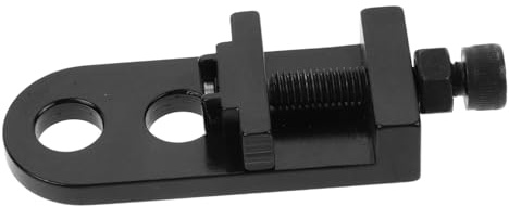 ARTSEWPLY Tensor de Cadena Ajustable para Bicicleta Herramienta de Tensión para Cadena Accesorio Resistente de CNC para Evitar Deslizamiento Compatible con Bicicletas Single Negro Doble