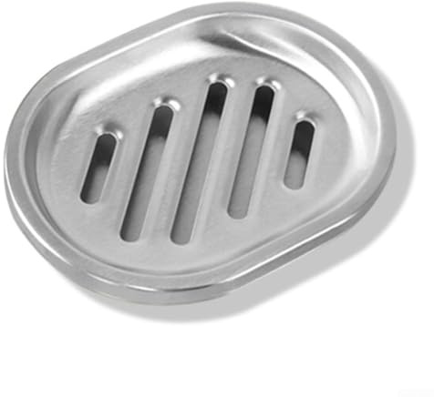 Porte-savon de salle de bain en acier inoxydable pour évier de cuisine, comptoir, douche, barre de savon en métal, support double couche, plateau de drainage
