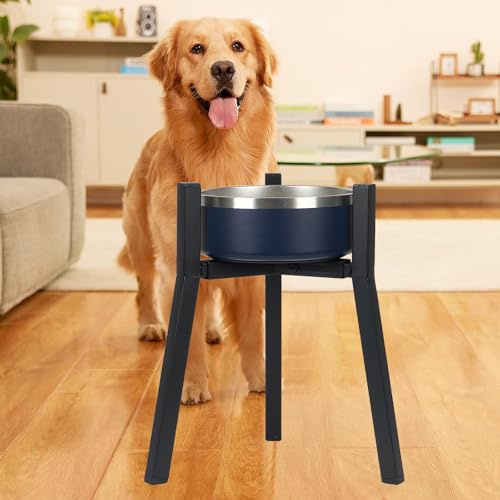 Gamelle Surelevee pour Chien, Support de Gamelle pour Chien avec 3 Hauteurs Ajustables, Support de Gamelles Surélevé pourChien, Gamelles Chiens Surelevee pour Grands, Moyens et Petits Chiens