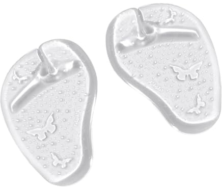 Hiemible Vorfußpads - Gel Einlagen für Sandalen | Klare Vorfuss Einlagen Rutschfeste Zehenschoner Flops Unisex Haus Freizeit