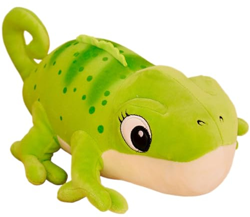Animal de Peluche, Juguete Lindo de 11, 8 Pulgadas, Peluche Suave Pascal enredado, de Lagarto portátil para niños, Festival, decoración del hogar Verde.
