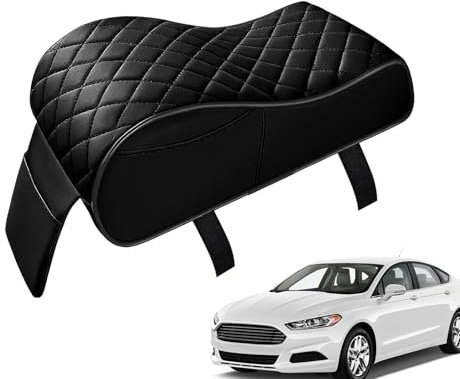 Copertura per bracciolo auto, cuscino per auto, 30,5 x 15,2 cm, accessorio per veicoli con funzione di comfort, costruzione robusta per la guida, design elegante degli interni, strumento da viaggio