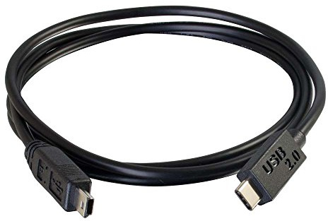 C2G USB 2.0, C - Mini B, 4m - Cable USB (C - Mini B, 4m, 4 m, USB C, Mini-USB B, 2.0, Male connector / Male connector, Negro)