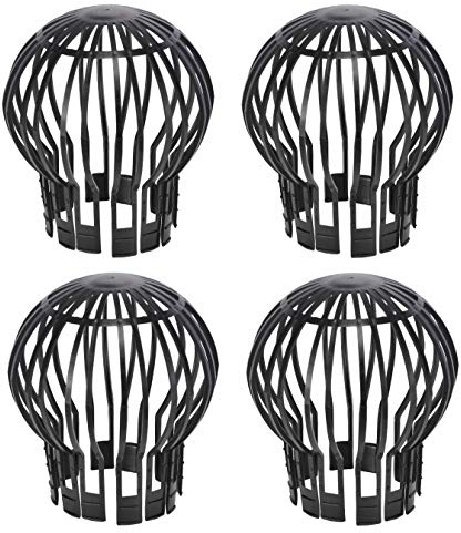 Bambelaa! Lot de 4 crapaudines pour gouttière d’environ 13,2 x 14,5 cm (diamètre x hauteur)
