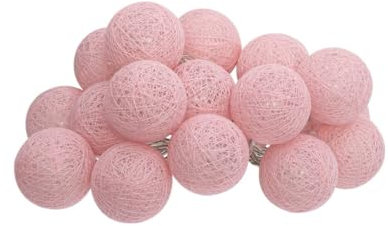 Atmosphera - Guirnalda LED 16 bolas - rosa L. 255 cm