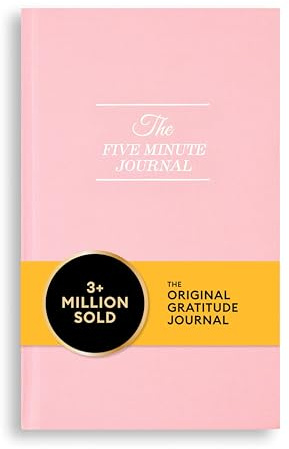Intelligent Change - A Happier You in 5 minutes a day | Original Creator of The Five Minute Journal - Simple Daily Format - Increase Gratitude & Happiness, Gratitude List, Blush Pink