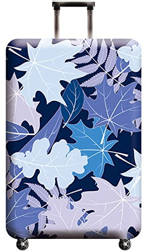 GOXUNYUAN Reisegepäckabdeckung, Kofferschutztasche passt 26-28 Zoll Gepäck Bluemaple