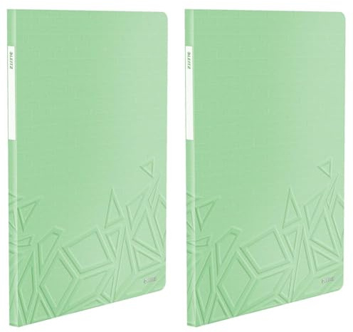 Leitz Sichtbuch, PP, Grün, A4 (Packung mit 2)
