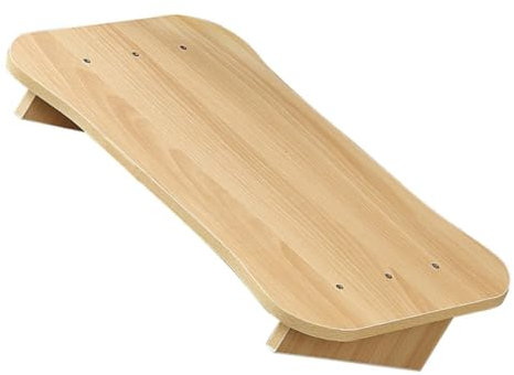 BCOATH Holz-fußstütze Mit Ergonomische Fußablage Für Schreibtisch Und Zuhause Stabiler Schritt-hocker Aus Natürlichem Holz Zur Linderung Von Rückenschmerzen Und Müdigkeit