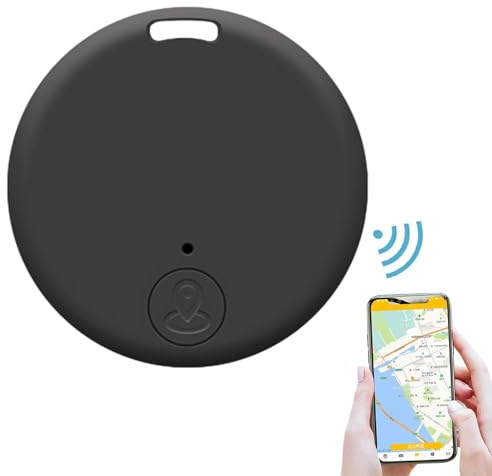 Tags GPS pour animaux de compagnie pour chiens, clés rondes et localisateur d'articles - , âgés, étiquettes anti-perdosses perdues, clés, portefeuilles, bagages, animaux de compagnie, chats