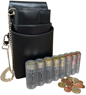 Fixgut Leder Profikellnerset – Holster, Kellnerbörse und Euro-Münzwechsler, aus echtem Leder.