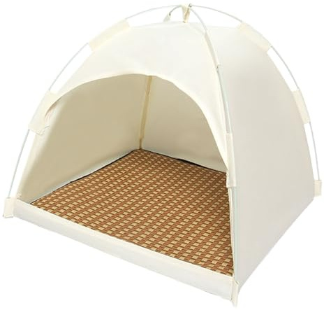 Isoliertes Katzenzelt – tragbarer Unterschlupf für Haustiere von 265 g, wetterfest, Freigehege im Freien, faltbar, bequemer und atmungsaktiver Lebensraum | Schlafplatz