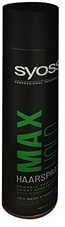 Syoss Haarspray Max Hold Haltegrad 5, mega stark, 400 ml