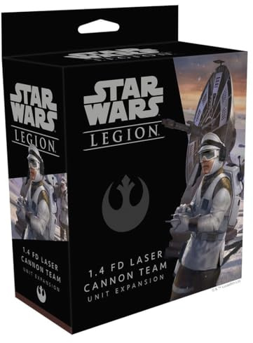 Atomic Mass Games | Star Wars Legion: Rebel Expansions: 1.4 FD Laser Cannon Team | Unit Expansion | Miniatures Game | Ages 14+ | 2 Players | 90 Minutes Playing Time