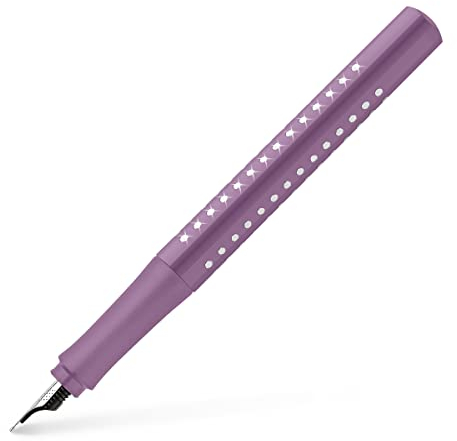 FABER-CASTELL 140877 - Füller Sparkle, Federbreite M, Violett, 1 Stück