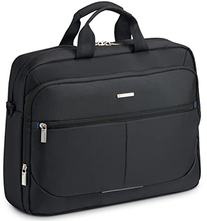 RONCATO EASY OFFICE 2.0 Laptoptasche mit 15,6 Laptopfach - 30x40x9 cm - Schwarz