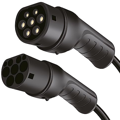 LogiLink E-Auto-Ladekabel, Typ 2, 3-phasig, 32 A, 22 kW, mit Tasche, 5 m