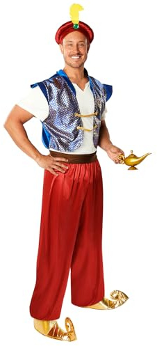 Erwachsenenkostüm Weltbuchtag Aladdin Herren mit Kopfbedeckung Größe: M