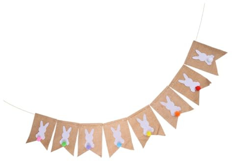 JOINPAYA Wohnkultur Frohe Ostern-Banner osterdeko ideen draussen schmücken Requisiten