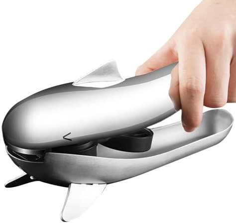 Pince À Châtaignes Ergonomique Coupe Chataigne Pince À Marron en Acier Inoxydable, Pince Casse Noisette en Forme Baleine, Ouvre-châtaigne Multifonctionnel avec Coupe-Croisement pour Outil De Cuisine