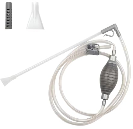 Dball Aquarium Sauger Handpumpe Aquarium Wasserwechsel Sauger Kiesreiniger für Aquarium Wasserwechsel und Reinigung Handbetriebener Sauger