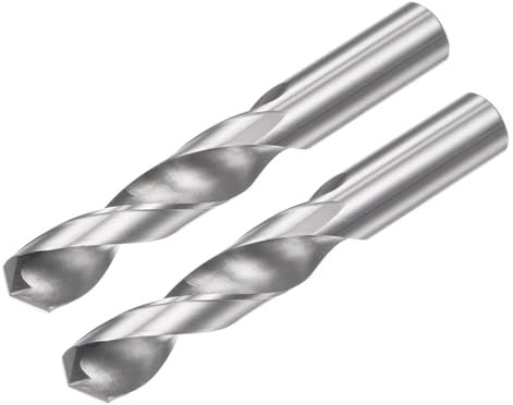 QUARKZMAN Punte per Trapano in Carburo di Tungsteno, 8,5mm C2/K20 Punte per Trapano Jobber con Gambo Dritto per Acciaio Inossidabile Alluminio Ferro Metallo Plastica 2pz