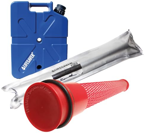 LifeSaver Jerrycan Genuine Replacement Water Filter Cartridge - Purifies Up to 20,000 litres, Removes 99.99% Viruses & Bacteria, Failsafe Technology, Easy to Install, Foil Wrapped to Last 10 Years