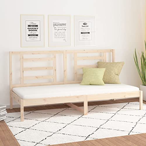 Xichuzi Tagesbett 90x200 cm Massivholz Kiefer, Schlafsofa, Daybed, Bettsofa, Sofa Bed, Sofabett, Schlafcouch, Jugendbett, Bettgestell, Bettcouch - 3108056