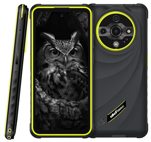 Ulefone ARMOR X31 PRO 5G Rugged Smartphone, 64MP+25MP Camera(Night Vision&Glare Flashlight), Dimensity 6300 5G 16GB+256GB, 6.56 HD+120Hz, IP68 Android 14 Outdoor Phone, 3 Card Slot, GPS NFC Green