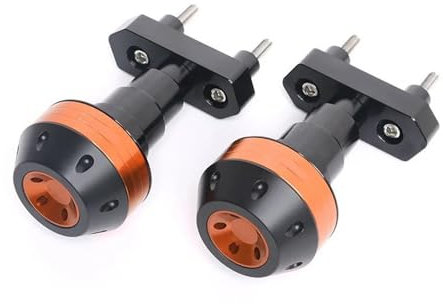 SVTSTRQE Motorradrahmen Motorschutz Sturzpads Sturzpads Für Z750 2007–2013 Z800 2013–2016 Z1000 2007–2009(Orange)