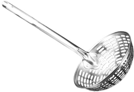 FUNNETOYU Cucharón De Acero Inoxidable Para Cocina Con Mango Colador Ligero Para Estratificar Alimentos Para Frutas Verduras y Pasta Diseño Práctico y Fácil De Limpiar