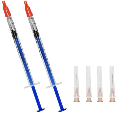 GNAUMORE Pintura Conductora de Electricidad,Conductivo Pasta de Plata,Adhesivo Pluma de Pintura de Plata para Teclado Reparación,Placa de Circuito Electrónico,0.2ml*2PC