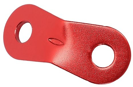 Naroote REGOLATORE CORD, Tenditore di Corda Portatile 20 Pezzi di Larghezza per il Campeggio (rosso)