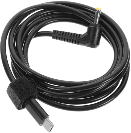 Operitacx Type C to Dc Power Adapter Cable Pd Charger Converter Multi Purpose Extension Cord Lightweight Flexible Charging for Laptops and Devices