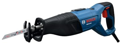 BOSCH GSA12-30 Corded Reciprocating Saw - 12 Amp Power, 1-3/16 In Stroke Length, Variable Speed Control, Tool-Free Blade Change, Lightweight Design for Easy Maneuverability (Bare Tool)