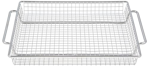 Upgraded B-AFO-002G-1 Crisper Tray Replacement Parts for Power XL Air Fryer Basket 304 Stainless Steel Oven Crisper Tray PowerXL Toaster Oven Tray Grill Plate Air Frying Mesh Basket Rack Accessories