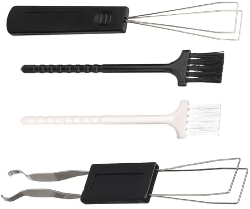 MAJORMENCH Kit de Nettoyage Clavier avec Extracteurs de Touches Brosse Douce et Brosse Dure Anti-Poussière Plastique Réutilisable pour Clavier Mécanique Smartphone et Bureau