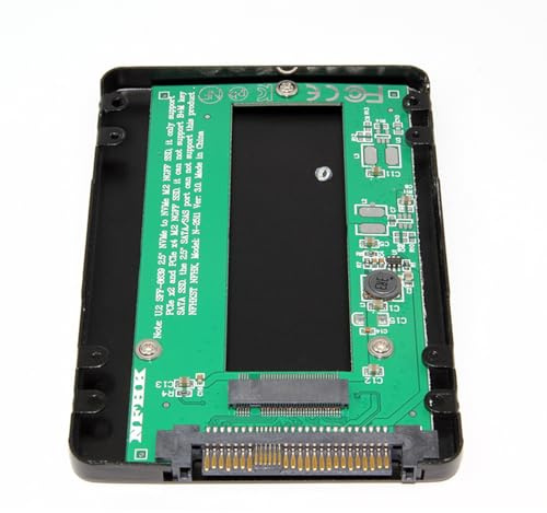 Naroote High Performance SSD Adapter Card for 2.5in NVMe PCI-E Interface, Compact and Power Efficient Design, Ideal for Gaming Enthusiasts