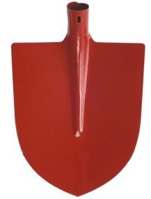 Pala in acciaio a punta di Francoforte senza manico