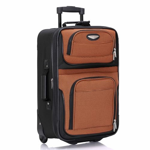 Travel Select Amsterdam Expandable Rolling Upright Luggage, Orange, Carry-On, Amsterdam Expandable Rolling Upright Luggage